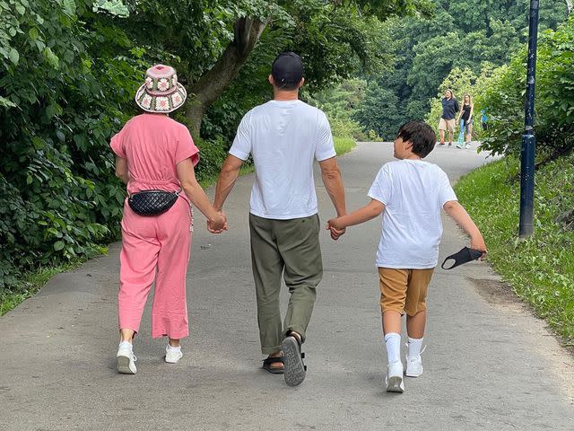 Orlando Bloom Instagram Orlando Bloom and son Flynn with Katy Perry