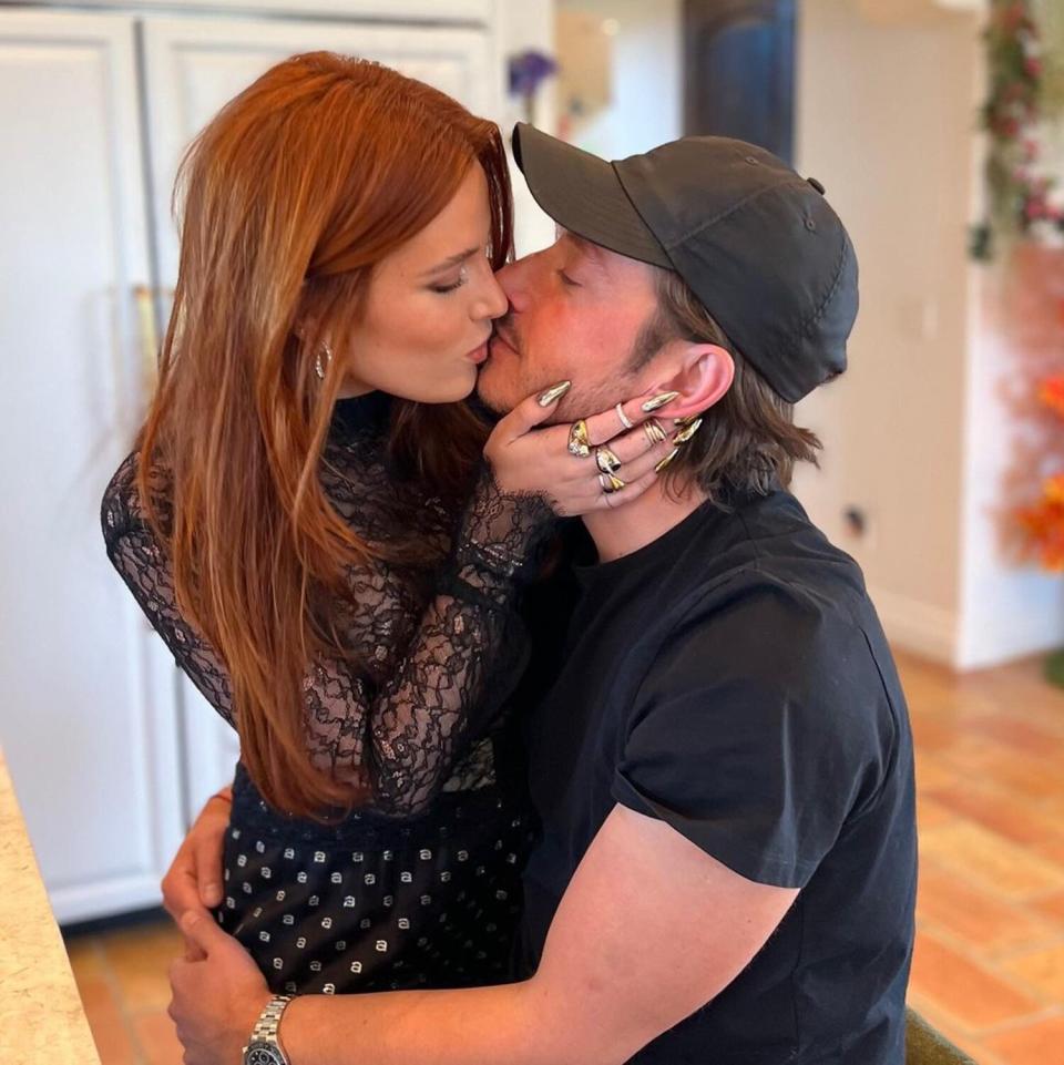 Bella Thorne Goes Instagram Official With New Boyfriend Mark Emms: ‘This Sexy Tall British Man Is Mine’