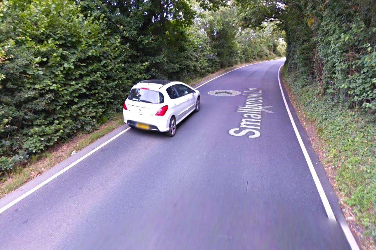 Smallbrook Lane in Ryde where Paul Mudie drove dangerously. <i>(Image: Google Maps)</i>