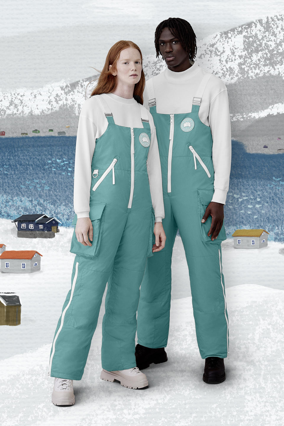 Looks from Canada Goose’s The Icons Northern Lights capsule.