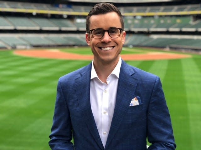 Stephen Watson is the studio host for "Brewers Live."