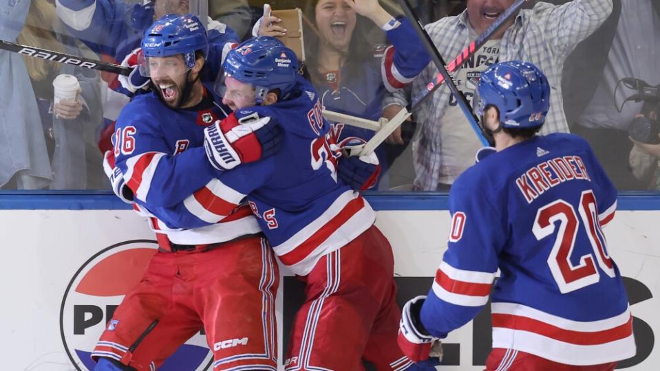 NHL: Stanley Cup Playoffs-Carolina Hurricanes at New York Rangers