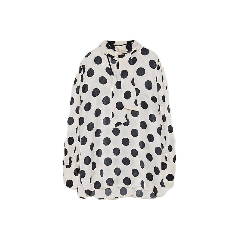 <a rel="nofollow noopener" href="https://www.zara.com/us/en/polka-dot-blouse-with-bow-p04043048.html?v1=5402555&v2=358004" target="_blank" data-ylk="slk:Polka Dot Blouse, Zara, $70Of-the-moment pieces are obviously important for a stylish wardrobe, but it's easy to go overboard with them at affordable high-street stores. Contain the temptation by being strict on which trendy items you bring home. Only choose standout styles that are guaranteed to elevate your wardrobe rather than unnecessarily fill it up with pieces that may only be worn once.;elm:context_link;itc:0;sec:content-canvas" class="link ">Polka Dot Blouse, Zara, $70<p>Of-the-moment pieces are obviously important for a stylish wardrobe, but it's easy to go overboard with them at affordable high-street stores. Contain the temptation by being strict on which trendy items you bring home. Only choose standout styles that are guaranteed to elevate your wardrobe rather than unnecessarily fill it up with pieces that may only be worn once.</p> </a><p> <strong>Related Articles</strong> <ul> <li><a rel="nofollow noopener" href="http://thezoereport.com/fashion/style-tips/box-of-style-ways-to-wear-cape-trend/?utm_source=yahoo&utm_medium=syndication" target="_blank" data-ylk="slk:The Key Styling Piece Your Wardrobe Needs;elm:context_link;itc:0;sec:content-canvas" class="link ">The Key Styling Piece Your Wardrobe Needs</a></li><li><a rel="nofollow noopener" href="http://thezoereport.com/beauty/makeup/heres-exactly-long-keep-beauty-products/?utm_source=yahoo&utm_medium=syndication" target="_blank" data-ylk="slk:Here's Exactly How Long To Keep Your Beauty Products;elm:context_link;itc:0;sec:content-canvas" class="link ">Here's <i>Exactly</i> How Long To Keep Your Beauty Products</a></li><li><a rel="nofollow noopener" href="http://thezoereport.com/beauty/skincare/home-microneedling-tool-selling-like-crazy/?utm_source=yahoo&utm_medium=syndication" target="_blank" data-ylk="slk:This At-Home Microneedling Tool Is Selling Like Crazy;elm:context_link;itc:0;sec:content-canvas" class="link ">This At-Home Microneedling Tool Is Selling Like Crazy</a></li> </ul> </p>