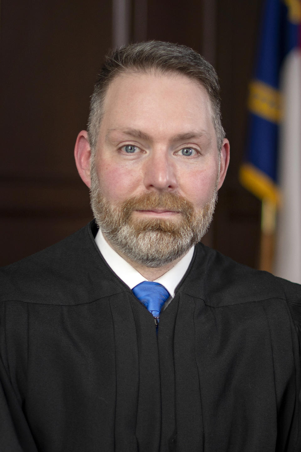 This image provided by the North Carolina Court of Appeals, show Judges Richard Dietz. The stakes in elections for a pair of North Carolina Supreme Court seats this fall are super-sized, as the outcomes could flip the court's partisan makeup during a period of polarization. Court of Appeals Judges Richard Dietz and Lucy Inman are looking to be elevated to the state’s highest court to succeed retiring Associate Justice Robin Hudson. Inman is a registered Democrat, while Dietz is a Republican. (North Carolina Court of Appeals via AP)