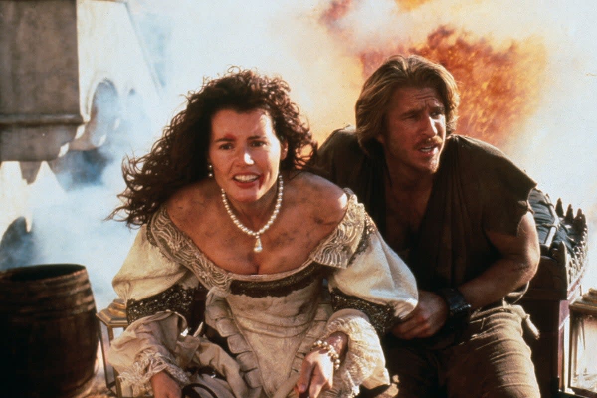 Geena Davis and Matthew Modine in ‘Cutthroat Island’ (Sky)