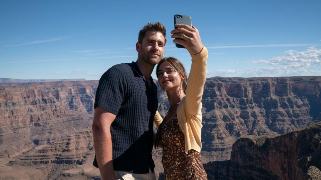  Oliver Jackson-Cohen and Jenna Coleman in Wilderness. 