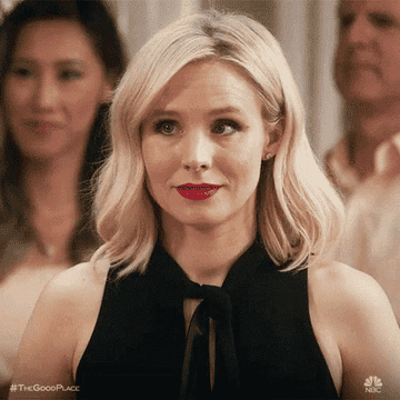 Kristen Bell on "The Good Place"