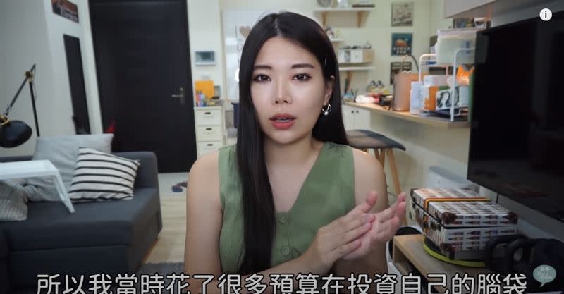 Ms.Selena坦言，投資自己腦袋才是最重要的。（圖／翻攝自Ms.Selena YouTube）