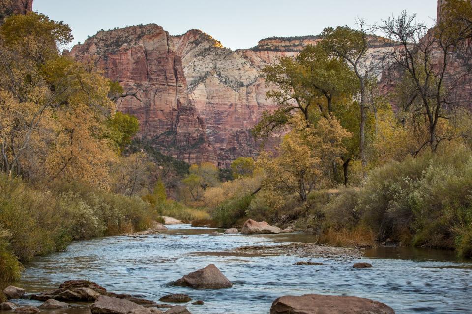 virgin river zion national park