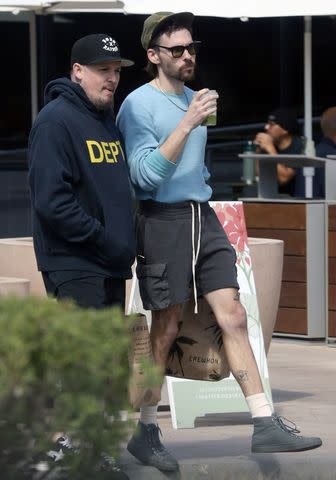 <p>Phamous / BACKGRID</p> Joel Madden and Matthew Koma step out together in Los Angeles