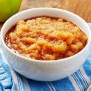 <p>No standing over the stove and stirring with this insanely easy applesauce! We like ours on the less-sweet side, but if you're finding yours a little too tart, you can always stir in more sugar after they've been cooked. </p><p>Get the <a href="https://www.delish.com/uk/cooking/recipes/a33120665/instant-pot-applesauce-recipe/" rel="nofollow noopener" target="_blank" data-ylk="slk:Instant Pot Applesauce" class="link rapid-noclick-resp">Instant Pot Applesauce</a> recipe. </p>