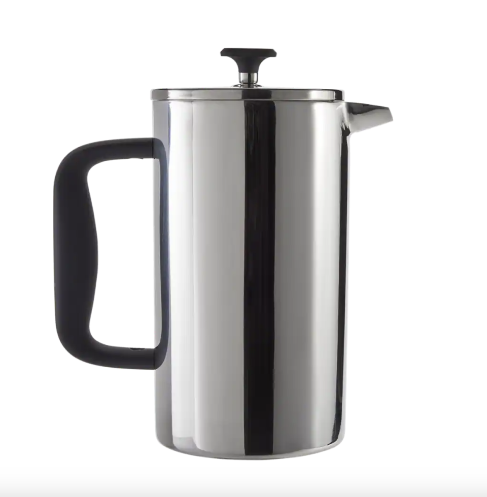 Paderno 8-Cup Stainless Steel Insulated French Press Coffee Maker (photo via Canadian Tire)