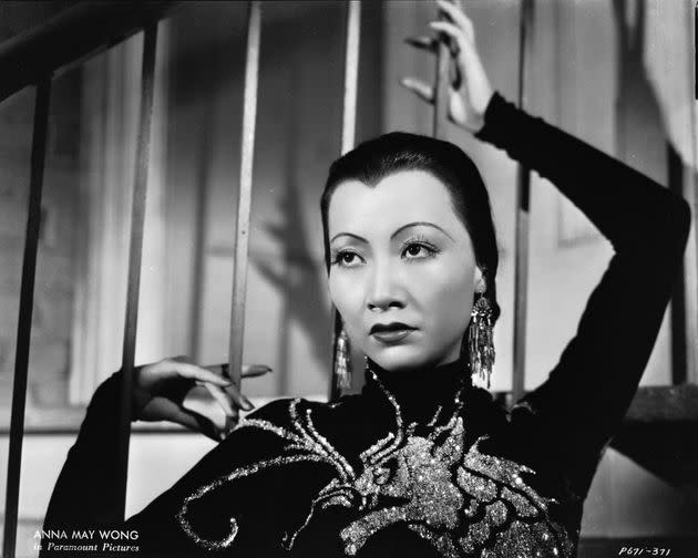 Wong poses for a publicity shot in 1934 for the film 