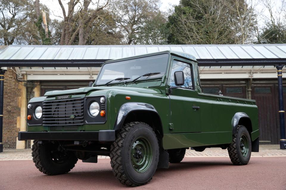 According to Buckingham Palace, Prince Philip picked out the Land Rover Defender TD5 130 that would bear his coffin 18 years ago and designed the chassis cab vehicle to his specifications.