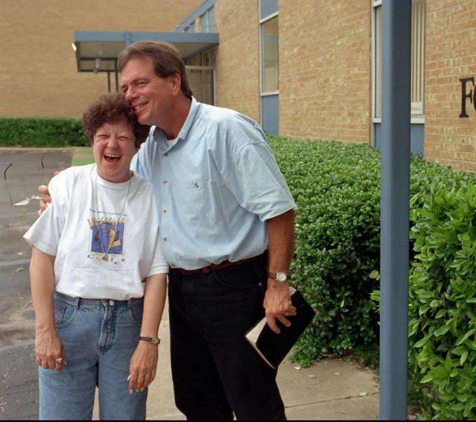 Norma McCorvey did an about-face on national television in 1995 when she converted to evangelical Christianity and renounced her beliefs. She was baptized in a backyard swimming pool in Dallas by anti-abortion minister Flip Benham – who had protested outside of a clinic McCorvey worked at for years.