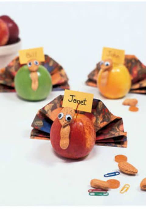 8) Turkey Place Cards