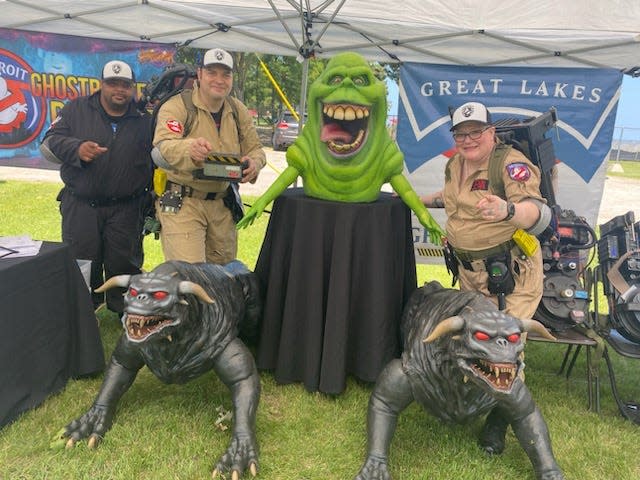 Ghostbusters Detroit allowed guests to pose with iconic props from the classic film at Frankenfest.