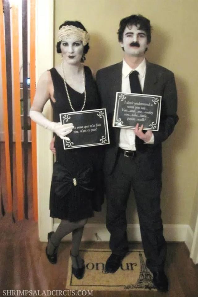 flapper couple costume