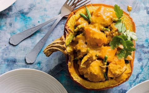 Thai red chicken and pumpkin curry - Credit: Haarala Hamilton