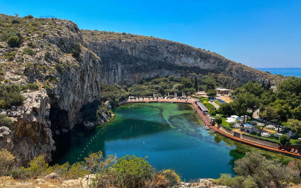 volcanic lake Vouliagmeni - Getty