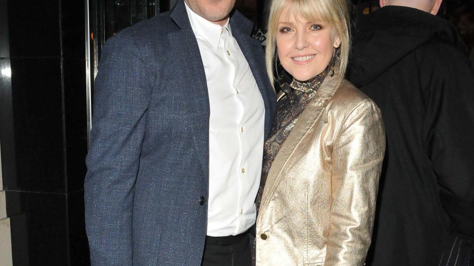 Kenny Doughty and Ashley Jensen atThe Radio Times Covers Party at Claridge's Hotel
