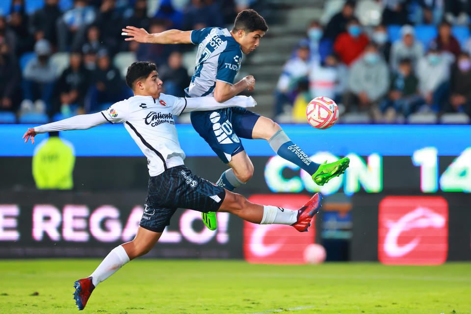 Nicolás Ibáñez encajó perfecto en un equipo al que le faltaba gol como Pachuca. (Foto por Hector Vivas/Getty Images)