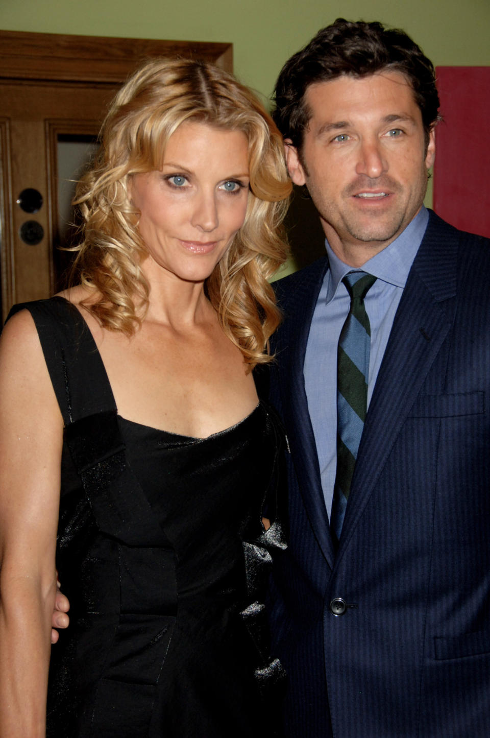 Dr. McDreamy first met Fink when she cut his hair at a salon, and three years later when they were both single they started dating. Now the happy couple have three children and Fink still cuts his hair. “It’s like our date night because we can talk and don’t have our three kids around,” Dempsey recently told the Business Insider.