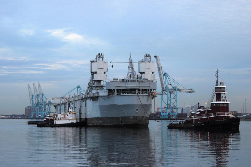The USS OAK RIDGE