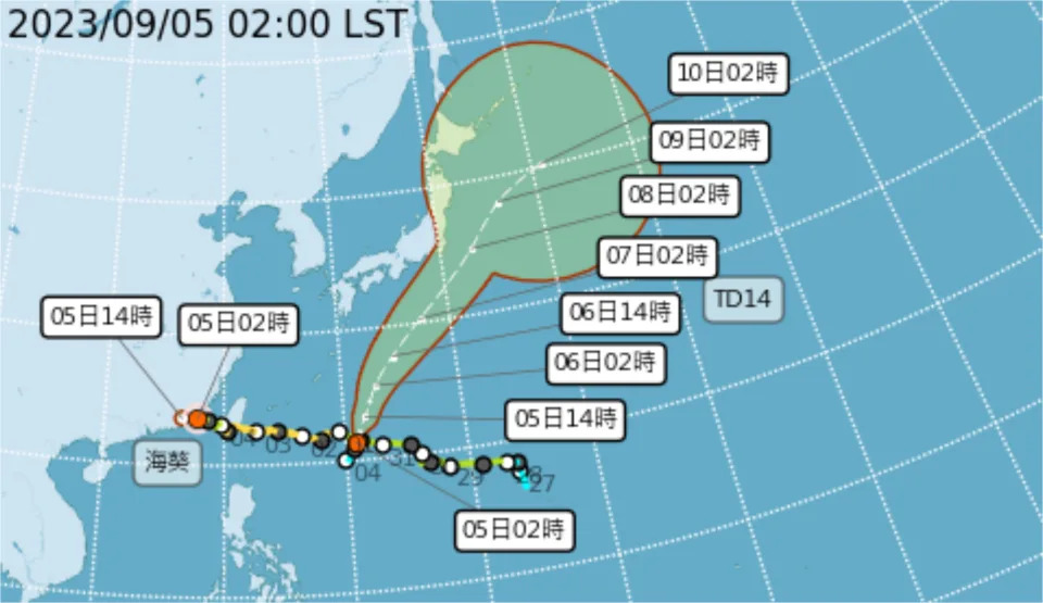 （圖取自中央氣象局網站）
