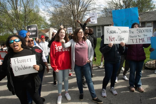 Kansas City Teen Shot - Credit: Susan Pfannmuller/The Kansas City Star via AP