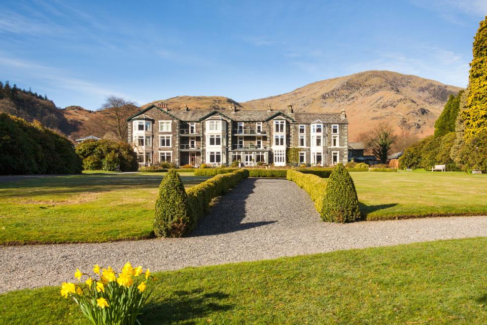 Inn On The Lake Hotel, where the Duke and Duchess of Cambridge enjoyed an afternoon tea.