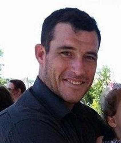 Aaron Flynn pictured wearing a dark shirt. He was driving from the Sunshine Coast to Charters Towers for a funeral in 2016 when he went missing.