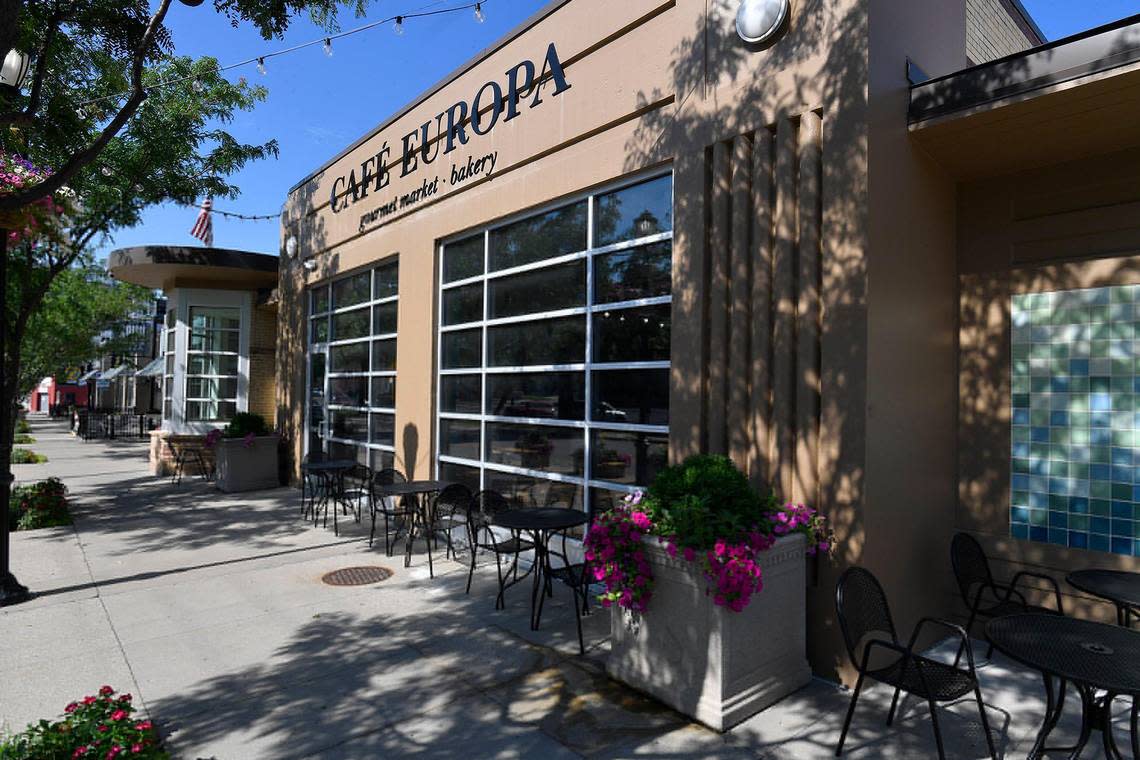 Cafe Europa relocated from the Crestwood Shops, to an old fire station at 4928 Main St., in Kansas City.