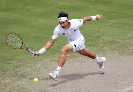 Tennis - Aegon Open - Nottingham Tennis Centre - 23/6/15 Spain's David Ferrer in action during the second round Action Images via Reuters / Matthew Childs Livepic