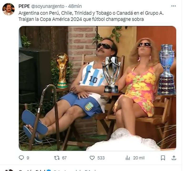 Los memes más divertidos sobre el sorteo de la fase de grupos de la Copa América 2024