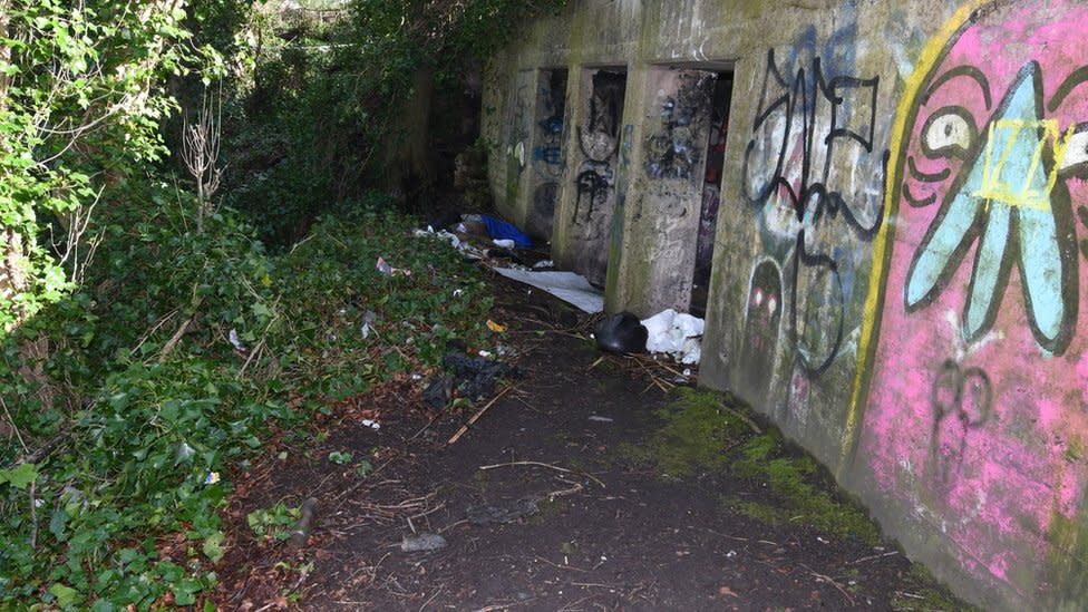 Kersal Dale bunker in Salford