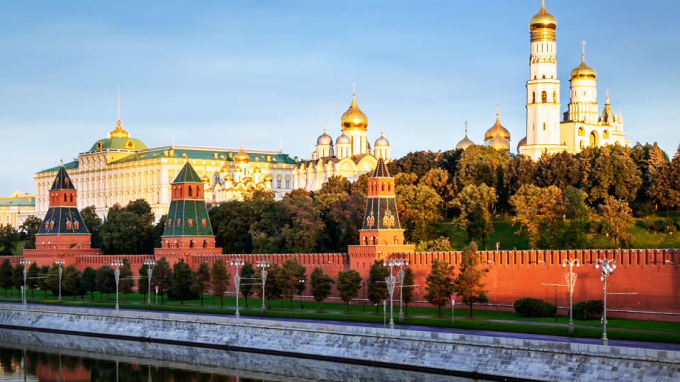 莫斯科克里姆林宮的鋸齒狀紅牆