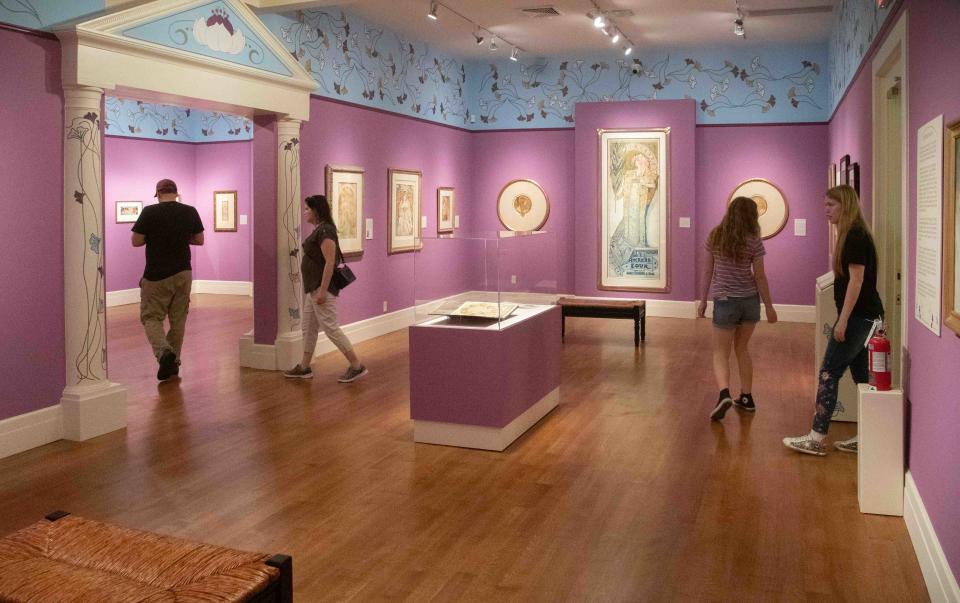 Flagler Museum, Winter Exhibition, Alphonse Mucha: Master of Art Nouveau. On View through April 14, 2024. Both Mucha and Henry Flagler were titans of the Gilded age.