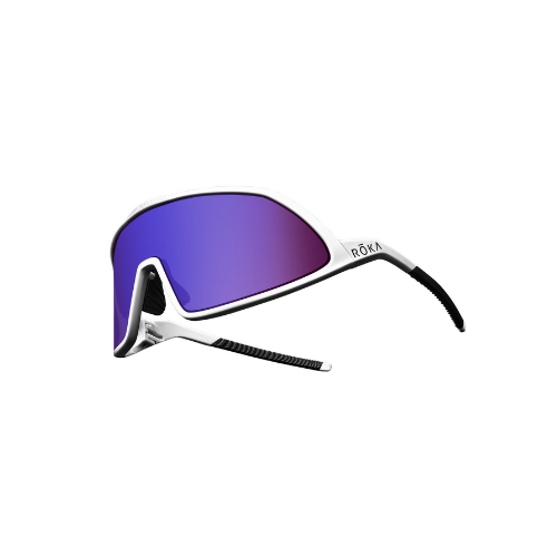 Roka Matador Full Frame Cylindrical Shield Sunglasses against white backgroound