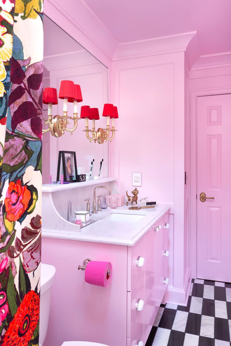 Pink Kid's Bathroom