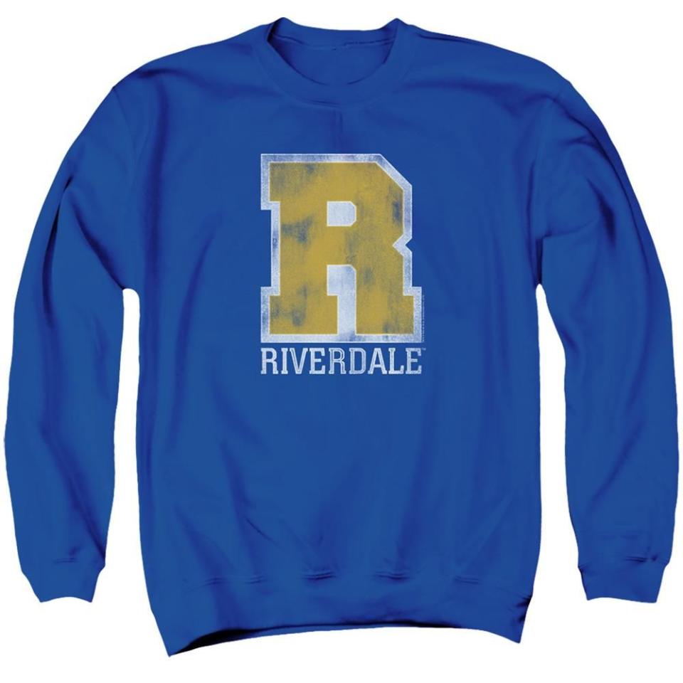 5) Riverdale Varsity Crewneck Sweatshirt