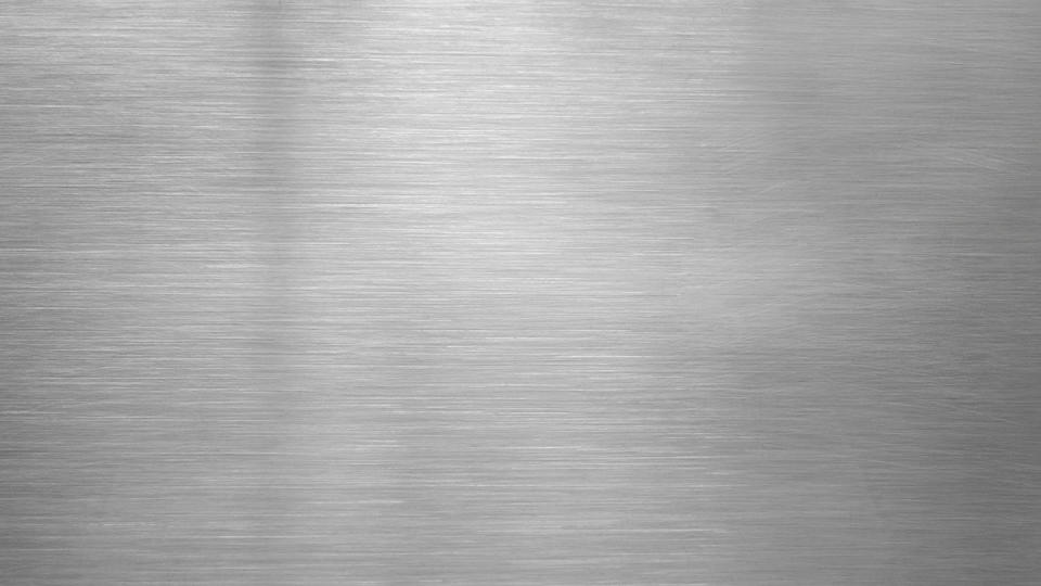 Vertical grain on a portion of stainless steel
