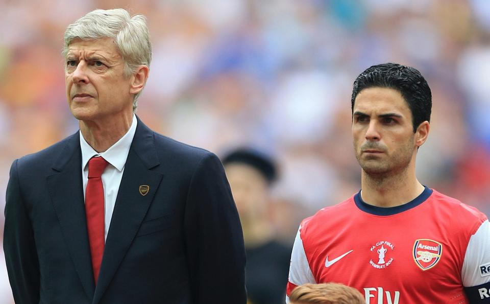 Arsene Wenger speaks to Mikel Arteta about return to Arsenal - PA