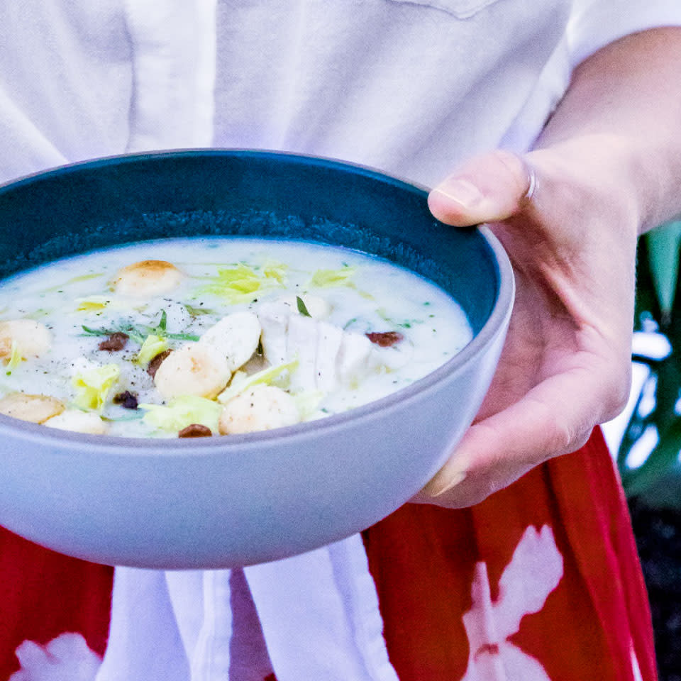 Fish Chowder with Corn & Fennel