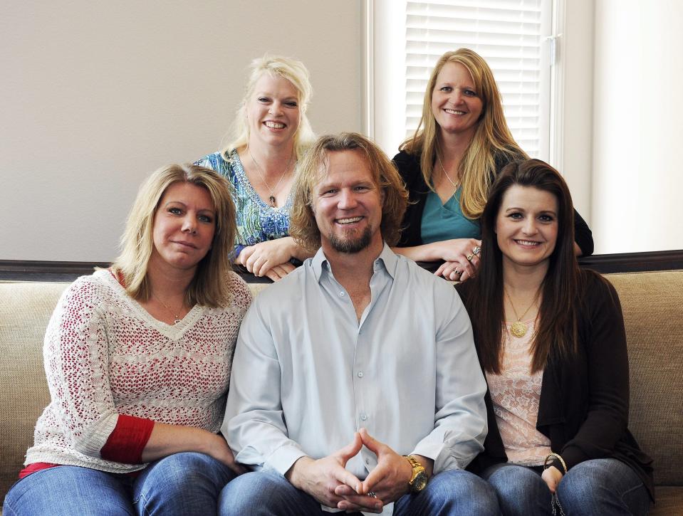 "Sister Wives" is a popular TLC series centred around Kody Brown, his four wives and their 17 children. While polygamy is illegal, Brown gets around the law by being married to one wife and being "spiritually married" to the others. (AP Photo/Las Vegas Review-Journal, Jerry Henkel, File)
