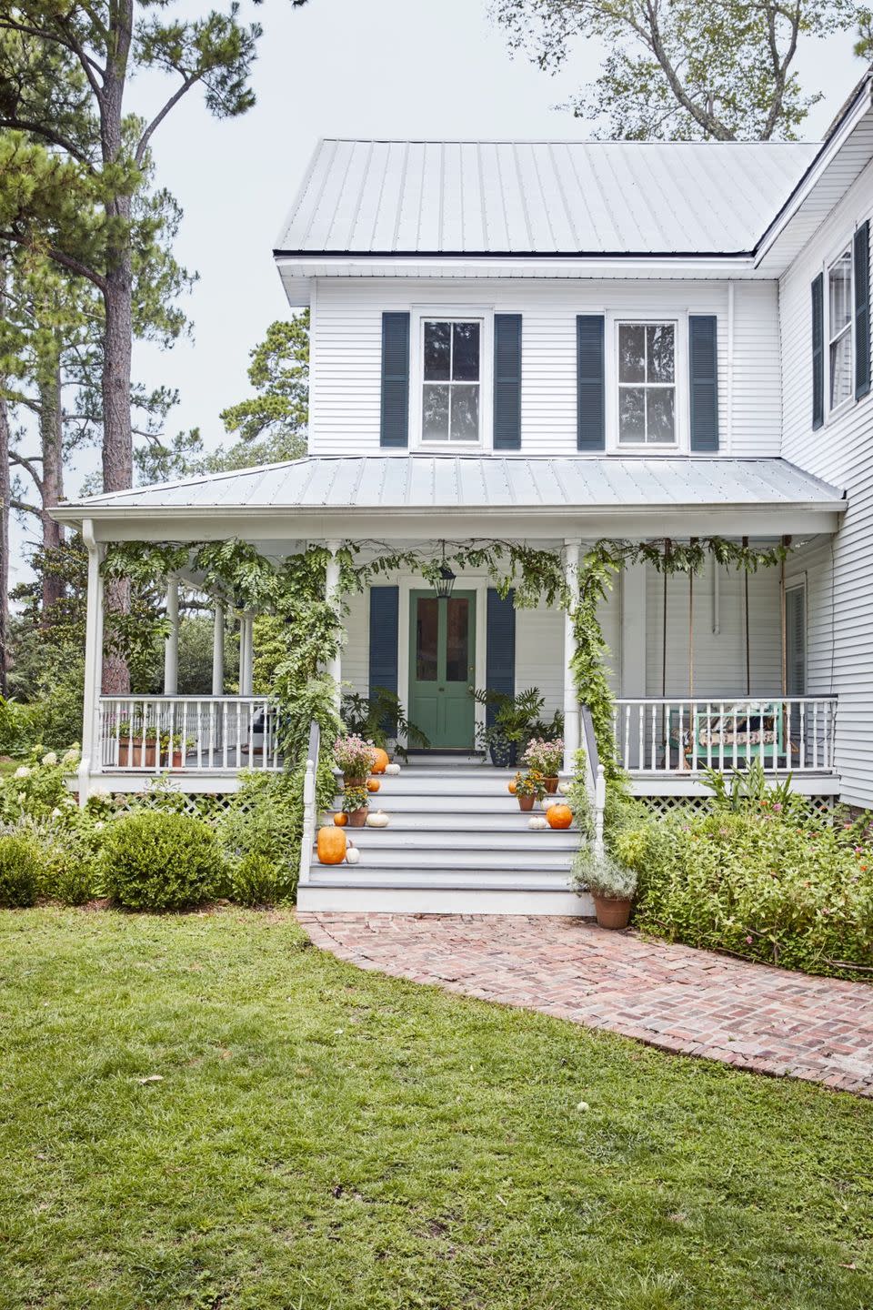 front door colors light green