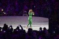 <p>Electronic music artist Kygo and singer-songwriter Julia Michaels perform the song “Carry Me” at the ‘Olympic Channel’ launch during the Closing Ceremony on Day 16 of the Rio 2016 Olympic Games at Maracana Stadium on August 21, 2016 in Rio de Janeiro, Brazil. (Photo by Alexander Hassenstein/Getty Images) </p>