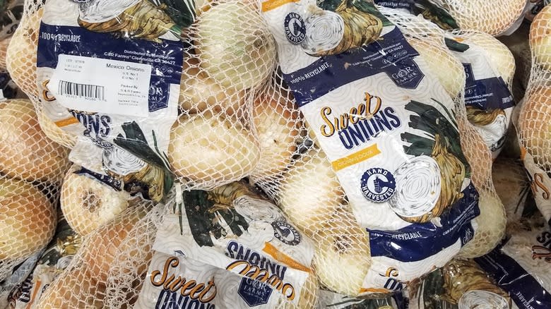 Bags of Costco sweet onions