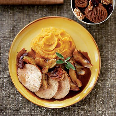 Caramelized Pork Loin With Apples