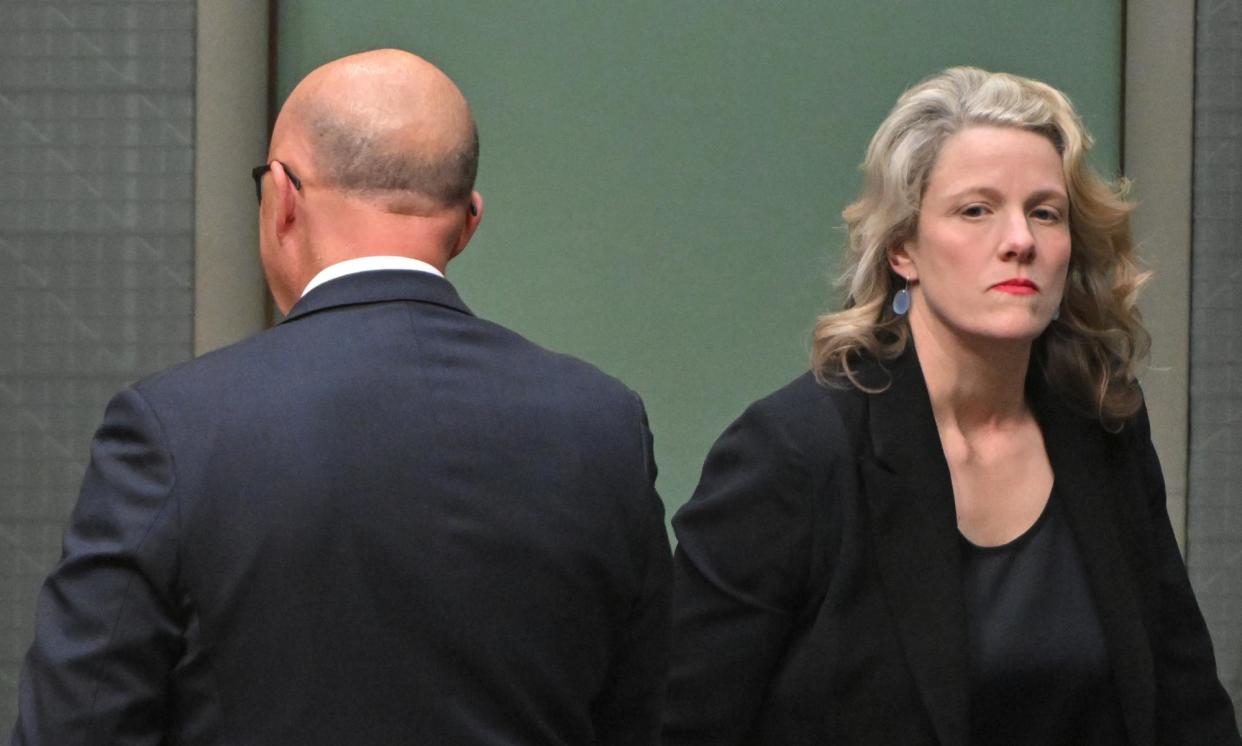 <span>Home affairs minister Clare O’Neil says discrepancy in funding claims with opposition leader Peter Dutton ‘not one politician’s word against another’ but ’a matter of fact’.</span><span>Photograph: Mick Tsikas/AAP</span>
